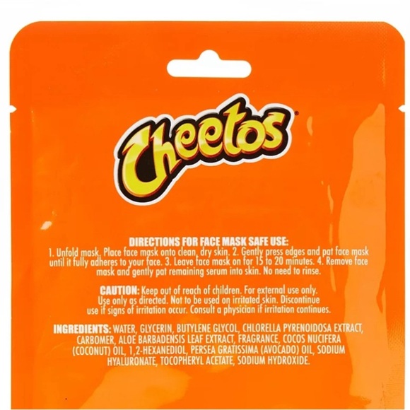 🦃 New Cheetos 5 single Face Mask Set - Picture 2 of 2